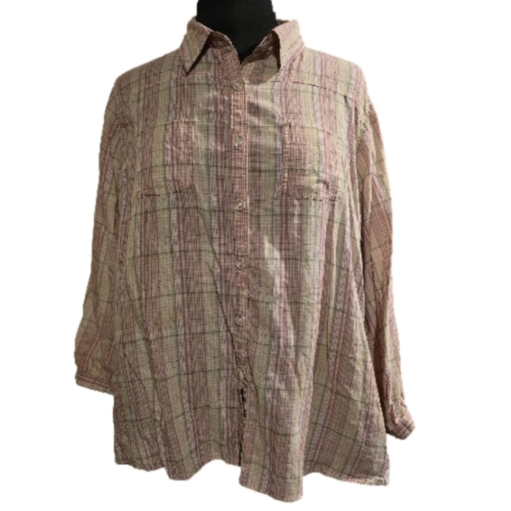 WOOLRICH Lightweight Size XL Top Button Down
